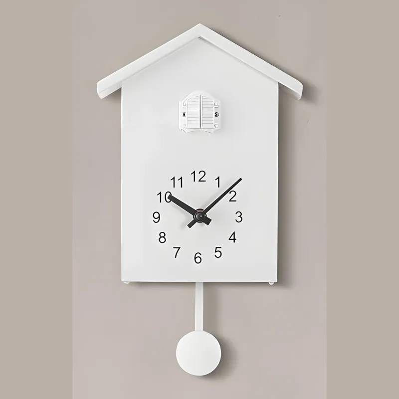 Horloge Flora, boîtier en abs, balancier