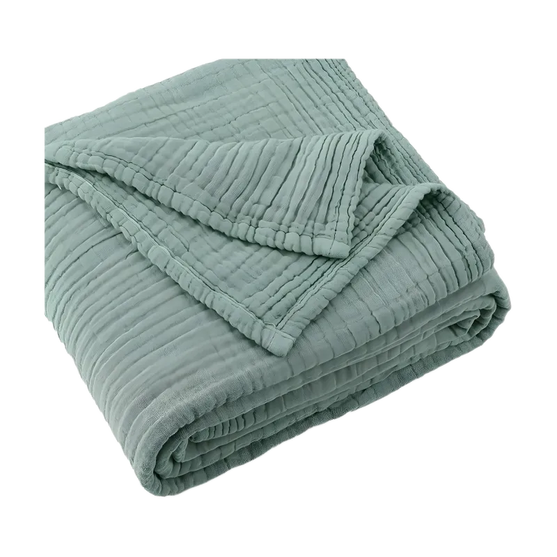 Plaid Célia, mousseline de coton 6 couches