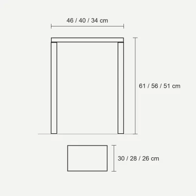 Tables gigognes Alma, vue 4