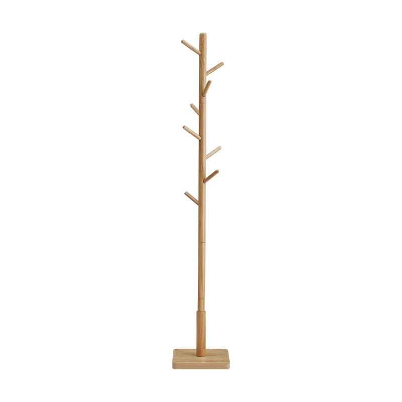 Porte-manteau Lotta, hévéa massif, base mdf