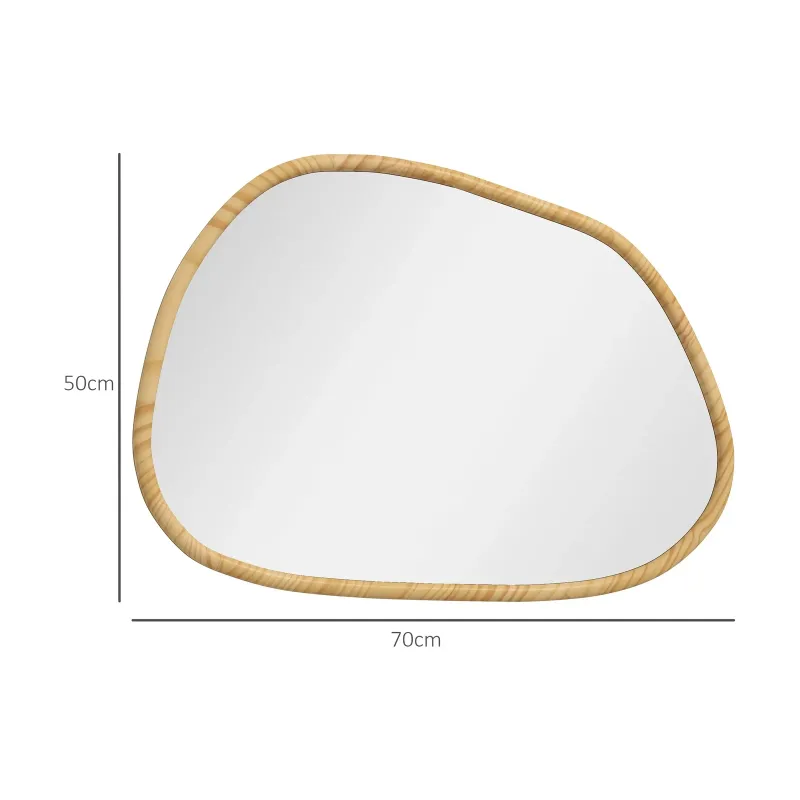 Miroir Sanne, pin naturel, verre 4 mm